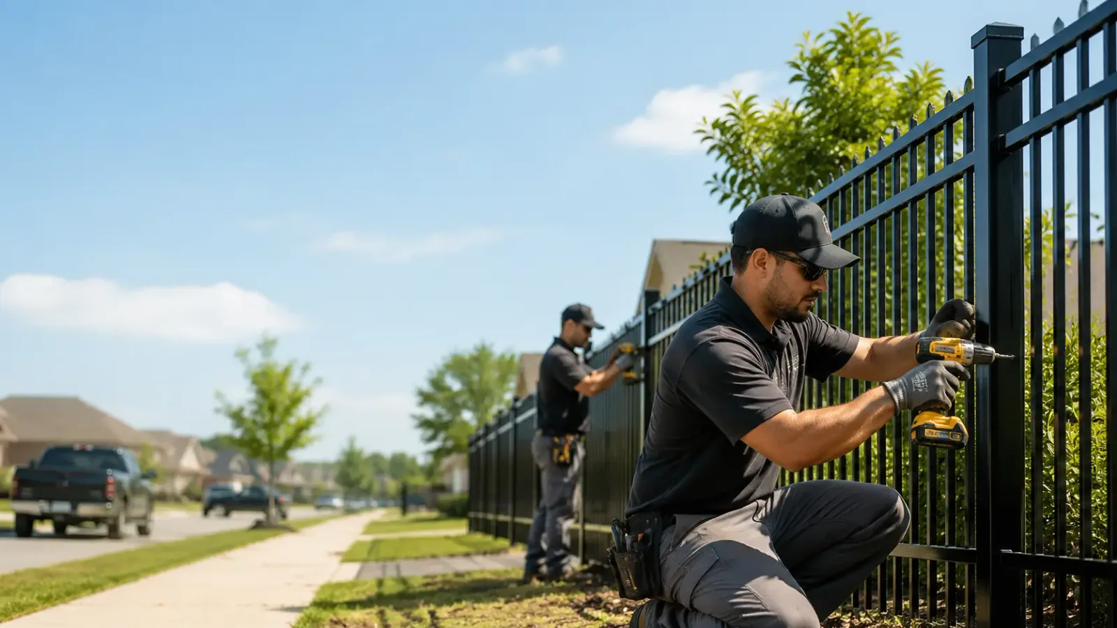 Metal Fence Installation in Flora, IL